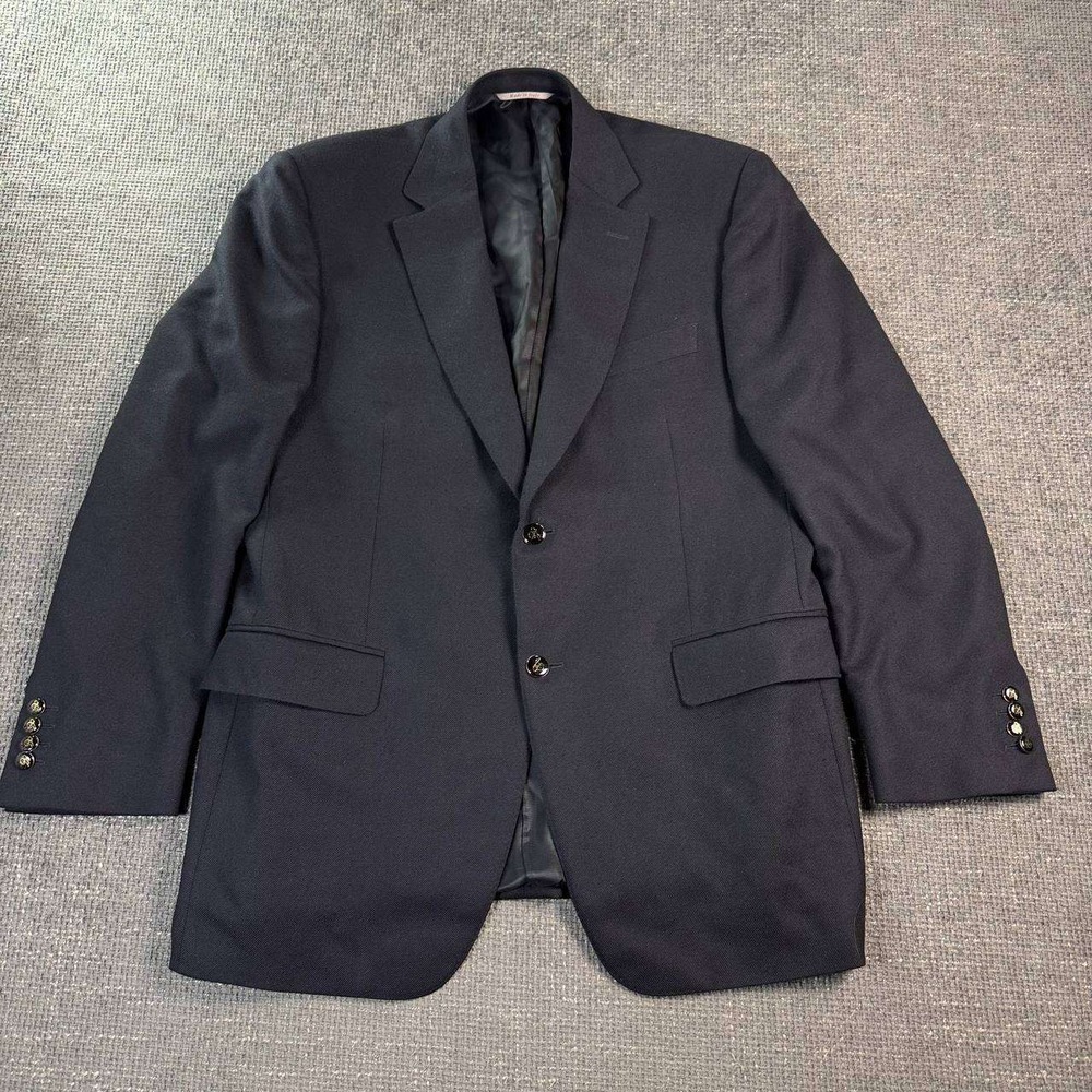 Canali 1934 Blazer Mens 42R Navy Blue Wool Italian Sport Coat Harry Rosen